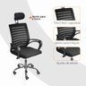 Cadeira de Escritório Secretaria Diretor Roma Ergonômica com Apoio de Nuca - 5