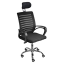 Ver imagem 1 de Cadeira de Escritório Secretaria Diretor Roma Ergonômica com Apoio de Nuca