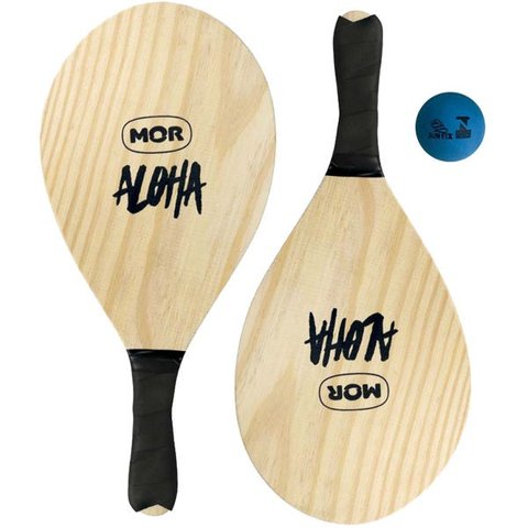 Kit Frescobol com 2 Raquetes e 1 Bola Mor Aloha