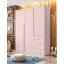 Ver imagem 3 de Guarda Roupa Pérola Rosê - Phoenix Baby