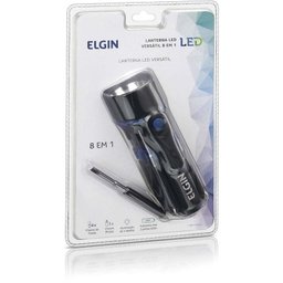 Lanterna Led Versatil 8 Em 1 Preta Elgin - 3