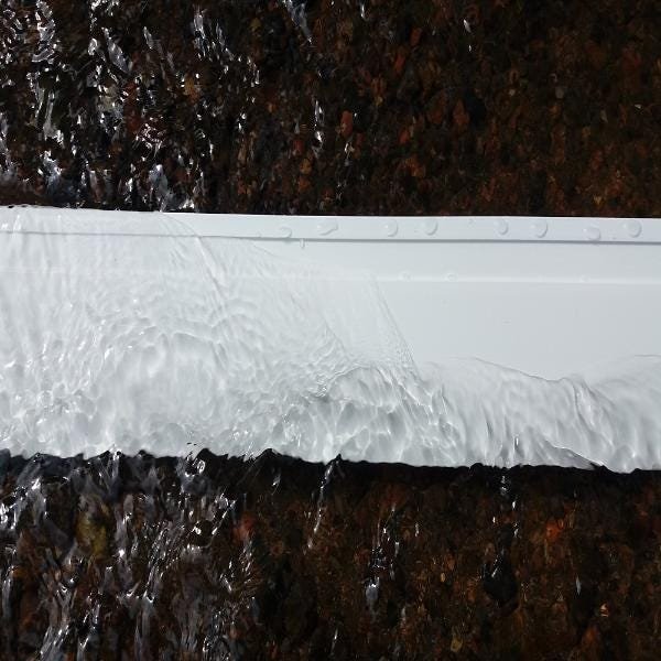 Rodapé de Poliestireno Frisado Modelo Design Branco 9,5 cm Goede Barra de 2,44 m - 3