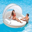 Ver imagem 2 de Ilha Relaxante Inflável com Cobertura e Porta Copos Spa Lounge Intex
