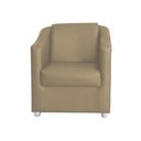 Ver imagem 5 de Kit 2 Poltronas Decorativas Lucy Sintetico Bege