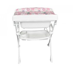 Banheira Com Trocador Splash Peixinhos Rosa Burigotto - 3