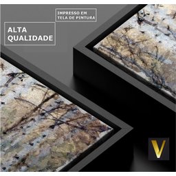 Quadro Decorativo Abstrato Canvas com Moldura Filete Barco Oceano Salas Gg - 8
