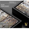 Quadro Decorativo Abstrato Canvas com Moldura Filete Barco Oceano Salas Gg - 8