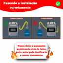 Ver mais imagens de Kit Instalação Gás Registro Aliança 1kg Mangueiras:3m