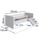 Ver imagem 5 de Cama Montessoriana Escada e Escorrega Aft010 Branco Comm