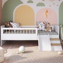 Ver imagem 2 de Cama Montessoriana Escada e Escorrega Aft010 Branco Comm