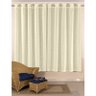 Cortina de Renda Colunas 3,00m x 2,30m Bege Cortilester - 1