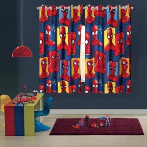 Cortina Infantil Estampada Spider Man Homem Aranha - Lepper
