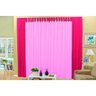 Cortina Claudia para Quarto Sala 3 Metros Pink/ Rosa - 1