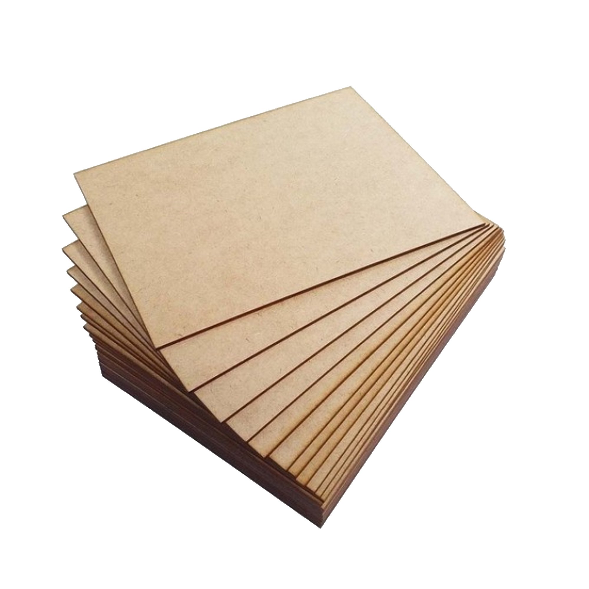 Placa Mdf Cru 2,5mm Chapa 20x28,5 Cm - Kit 20 Unidades