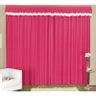 Cortina Camille 3,00m x 2,70m - Tecido Gorgurinho - Pink - 1