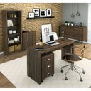 Ver imagem 1 de Conjunto de Escritório com Escrivaninha 05 pç CJ43018-038 Tecno Móbili - Tecno Móbili Nogal
