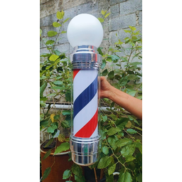 Barber Pole Giratório 60cm Bivolt + Barber Mini 30cm Promo. - 4