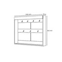 Ver imagem 2 de Espelheira Moderna e Elegante Randi Malbec