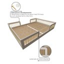 Ver imagem 6 de Cama Infantil Montessoriana Casal Duna