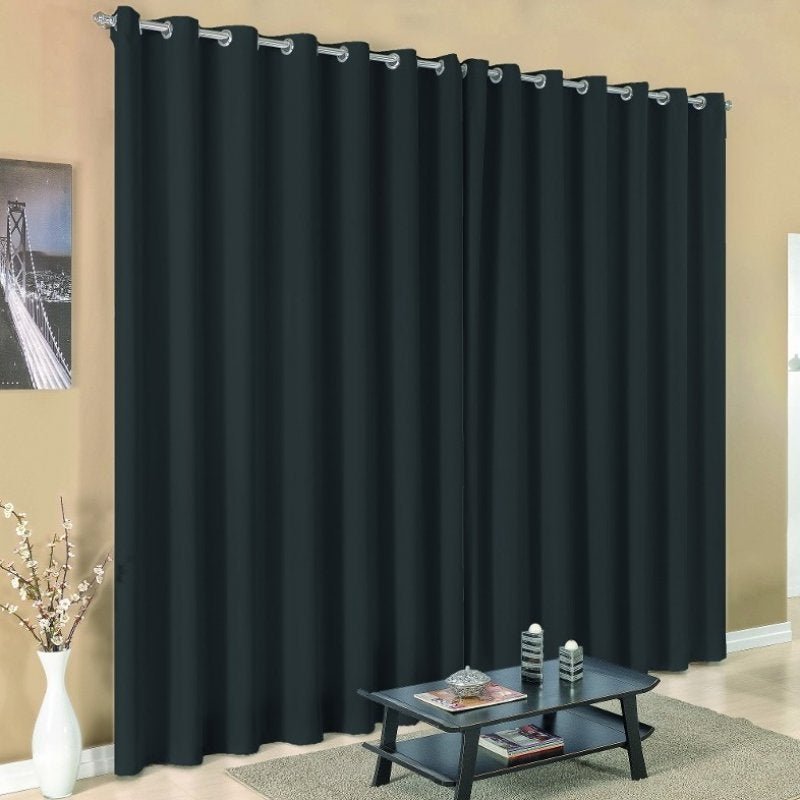 Cortina Blackout Tecido 2,00x1,80 Bloqueia 100% da Luz - Preto - 3