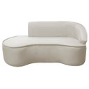 Ver imagem 3 de Kit Divã Recamier Orgânico Marrocos 160cm Lado Esquerdo e 2 Poltronas Amore Linho