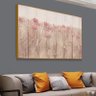 Quadro Decorativo Flores Fundo Rustico:90x60 cm/BORDA INFINITA - 3