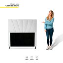 Ver imagem 3 de Cabeceira Cama Box Solteiro Dallas 90cm Corano Branco - Desk Design