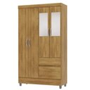 Ver imagem 1 de Guarda Roupa Solteiro 103cm com Espelho Ideal Nature - Vila Rica