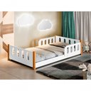 Ver imagem 4 de Mini Cama Infantil com Grade Mimo Branca