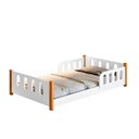 Ver imagem 1 de Mini Cama Infantil com Grade Mimo Branca