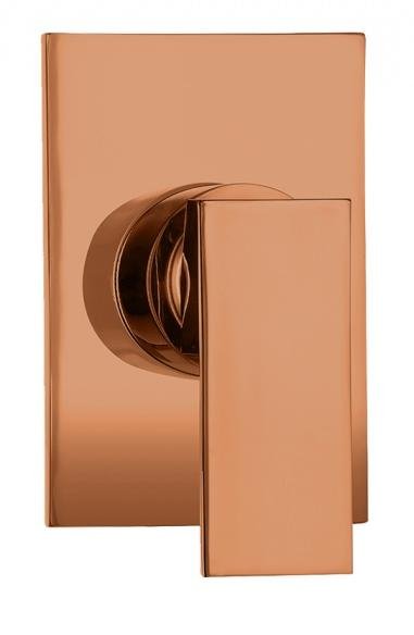 Misturador monocomando para chuveiro com base - Rose gold - SPA Rubinettos RB81523 - 1