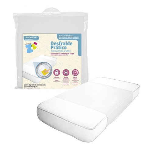 Protetor de Colchão para Berço Desfralde Prático 70cm X 94cm Fibrasca