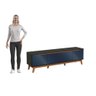 Rack Kappesberg 3 Portas Preto Fosco/azul Profundo 180cm - 9