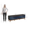 Rack Kappesberg 3 Portas Preto Fosco/azul Profundo 180cm - 4