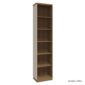 Módulo Cantoneira Lateral 245cm Altura Rimo Setiba - Carvalho/palha