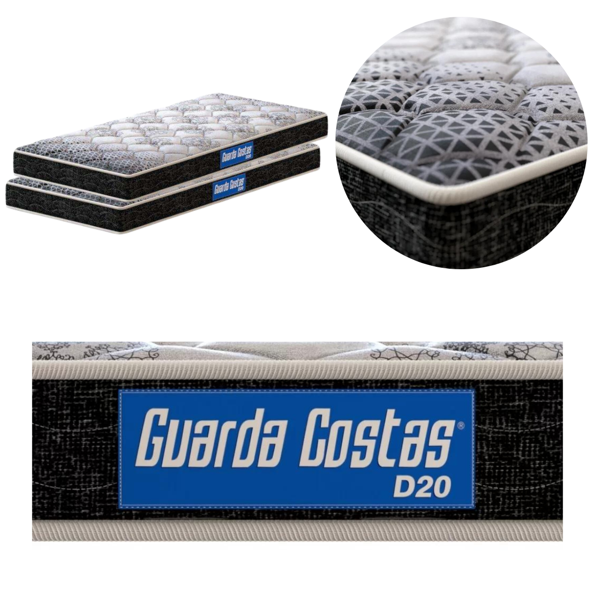 Beliche C/ Estrado e Escada Reforçado Pérola C/ 2 Colchões Probel D20 - 2