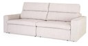 Ver imagem 1 de Sofa Retratil Rosoft Linho Branco Usb Acoplado 220cm - 62533