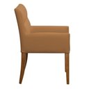 Ver imagem 7 de Kit 2 Cadeiras para Mesa de Jantar Angel Base Madeira Corano Caramelo - Nexta Casa