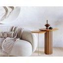 Ver imagem 2 de Mesa Lateral Dupla Living Nature: Natural