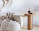 Ver imagem 2 de Mesa Lateral Dupla Living Nature: Natural