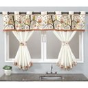 Ver imagem 1 de Cortina de Cozinha Home 2,00m x 1,40m Varão Simples - Coruja
