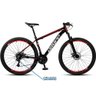 Bicicleta Aro 29 Dropp Sw 24 Vel Câmbio Shimano Quadro Alumínio Mtb Preto+vermelho - 2