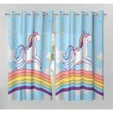 Ver imagem 1 de Cortina Infantil Unicórnio 3,00 x 1,80 Lepper (Varão 2m)