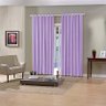 Cortina Bella Janela Pratika Voil Slim Lilás Claro 2,60x1,70 - 1
