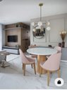 Ver imagem 2 de Mesa de Jantar Cone Mel Tampo Redondo com Vidro 1,20 Cm - Off White **somente a Mesa**