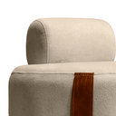 Ver imagem 6 de Kit 02 Poltrona Decorativa Orgânica Erica Sala Bouclê Luxo:Bege