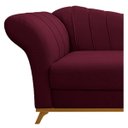 Ver imagem 7 de Diva Recamier Vanessa 160cm Lado Direito Suede Adj Decor Bordô