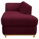 Ver imagem 6 de Diva Recamier Vanessa 160cm Lado Direito Suede Adj Decor Bordô