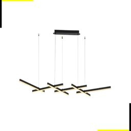 Pendente Hash LED 48W 3000K 3840LM 115CM Bivolt | Nordecor 2160 MB - 1