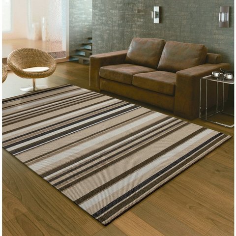 Tapete Sisal Bali 2,00 x 2,50M Listra Marrom